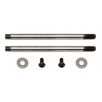 #91620 - FT 3x27.5 mm Shock Shafts (V2), chrome - Team Associated